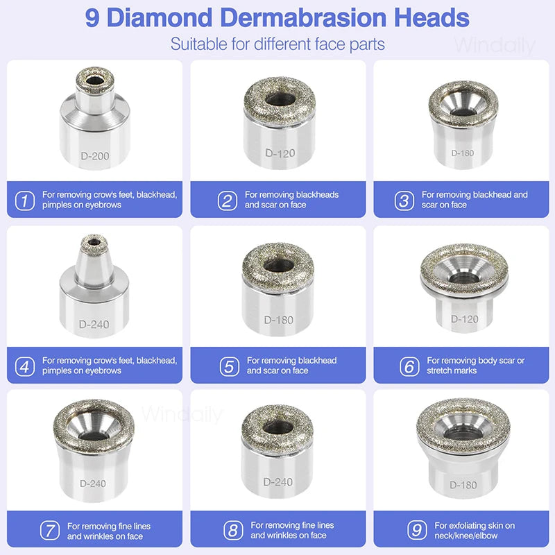 Aspirador De Puntos Negros Con Microdermoabrasión De Diamante