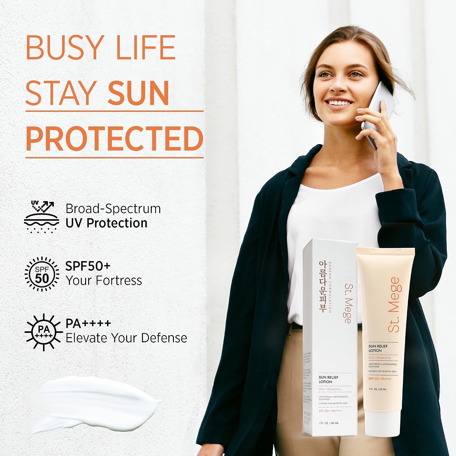 Protector Solar Facial Coreano SPF 50+