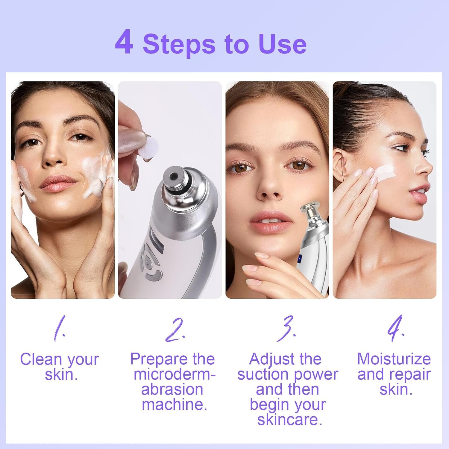 Diamond Professional Microdermabrasion Machine - Blackhead Remover & Facial Care Tool